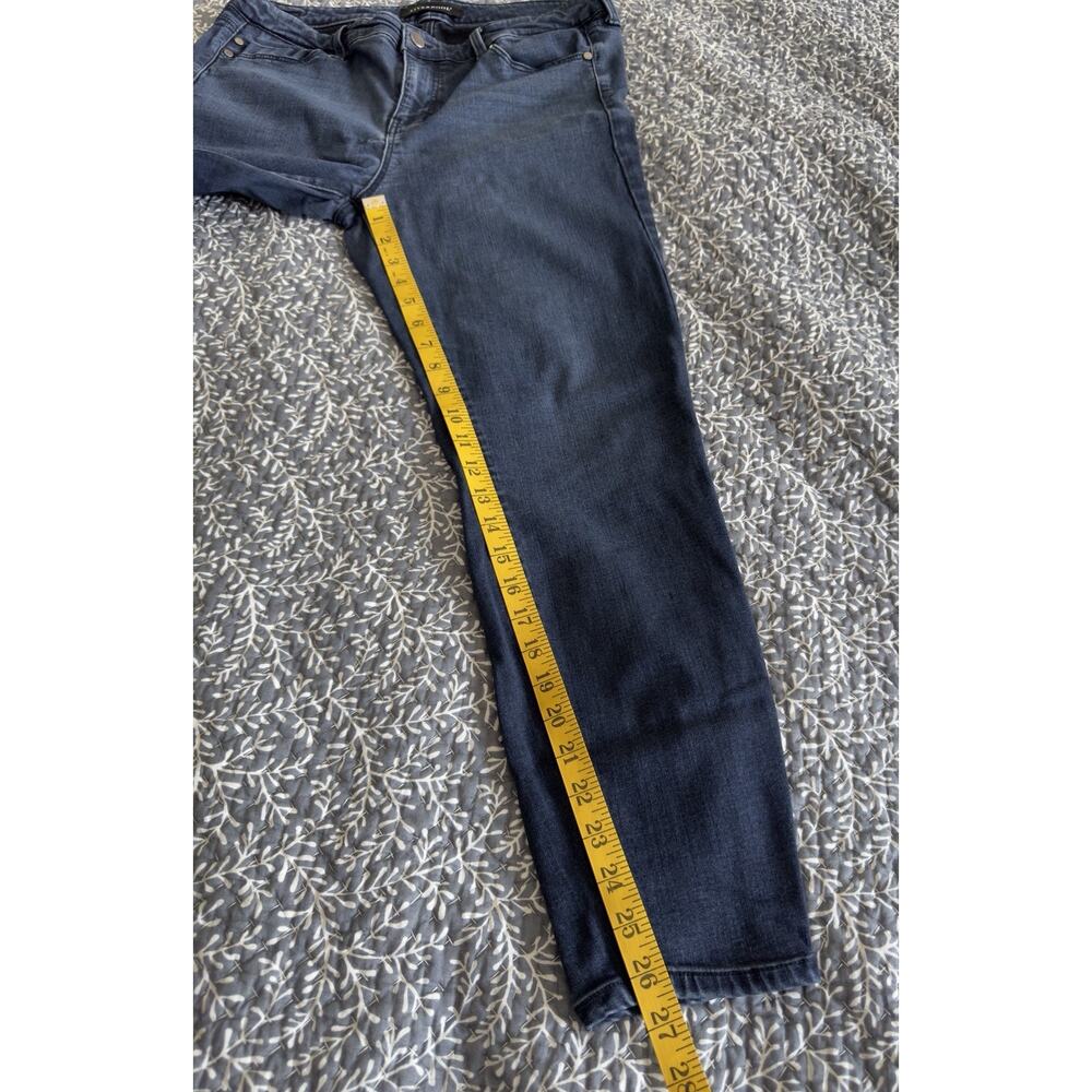 Liverpool Women’s High Rise Skinny Jeans * Dark Wash * Stretch! Size 14 34x27 - Picture 7 of 9